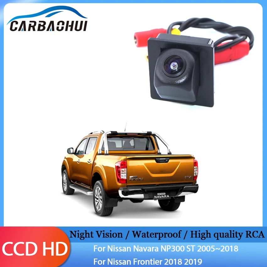 

Rear View Camera CCD Night Vision license plate camera For Nissan Navara NP300 ST 2005~2018 For Nissan Frontier 2018 2019