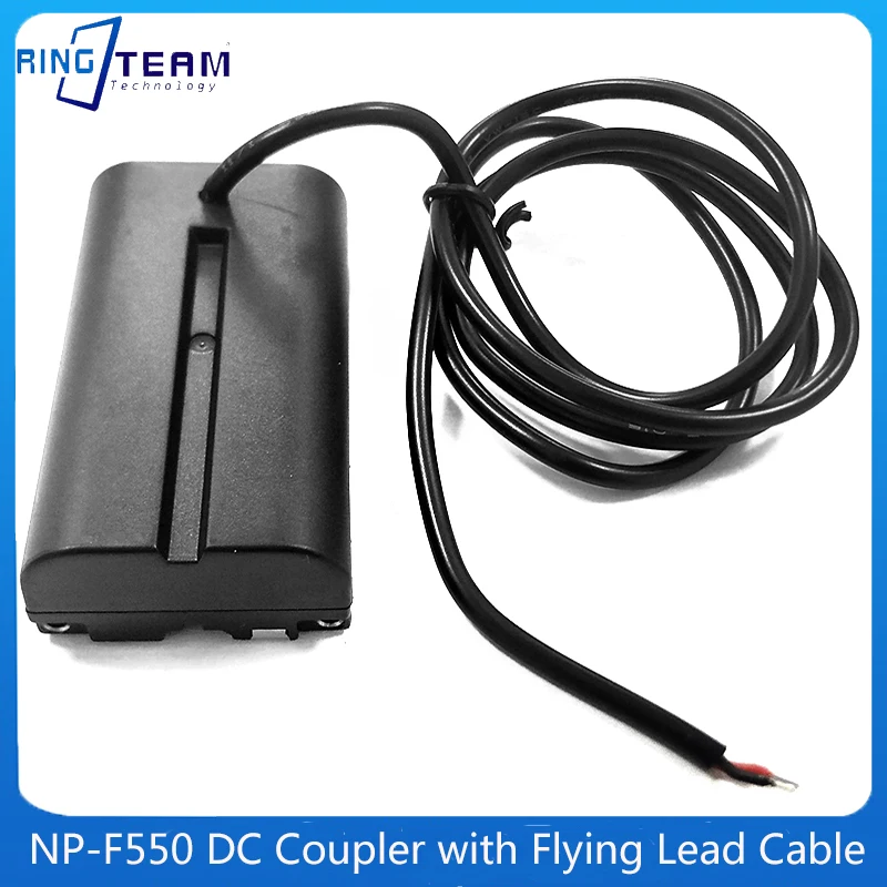 NP-F550 DC Coupler Power Cable For Sony Camera Camcorder NP-F970 NP-F950 NP-F750