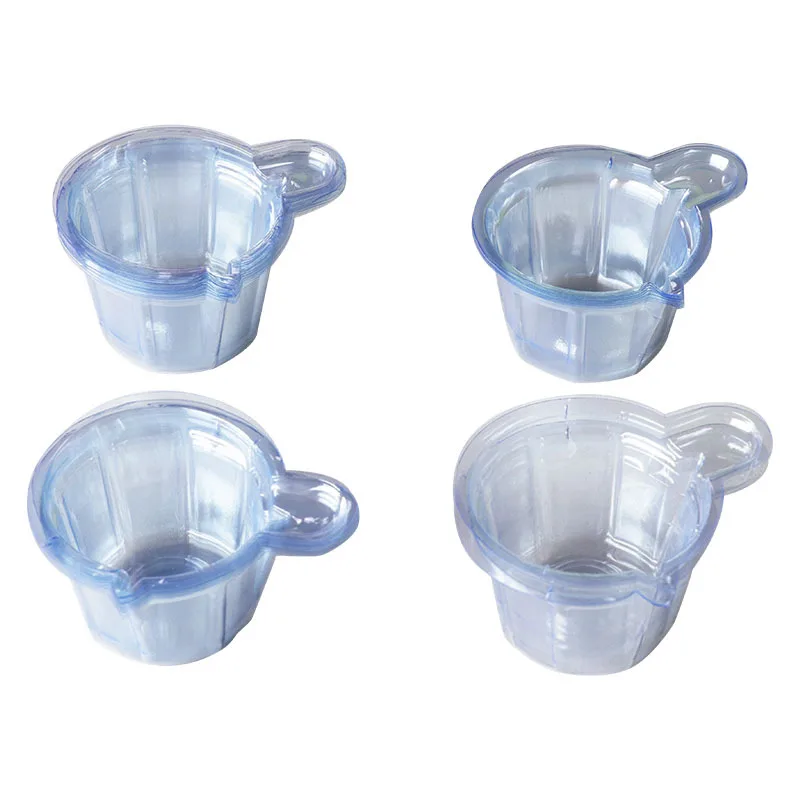 Tasse en Plastique Mixte de Poulet en Clip, Palette de 40ml, 100 Pièces, DIY