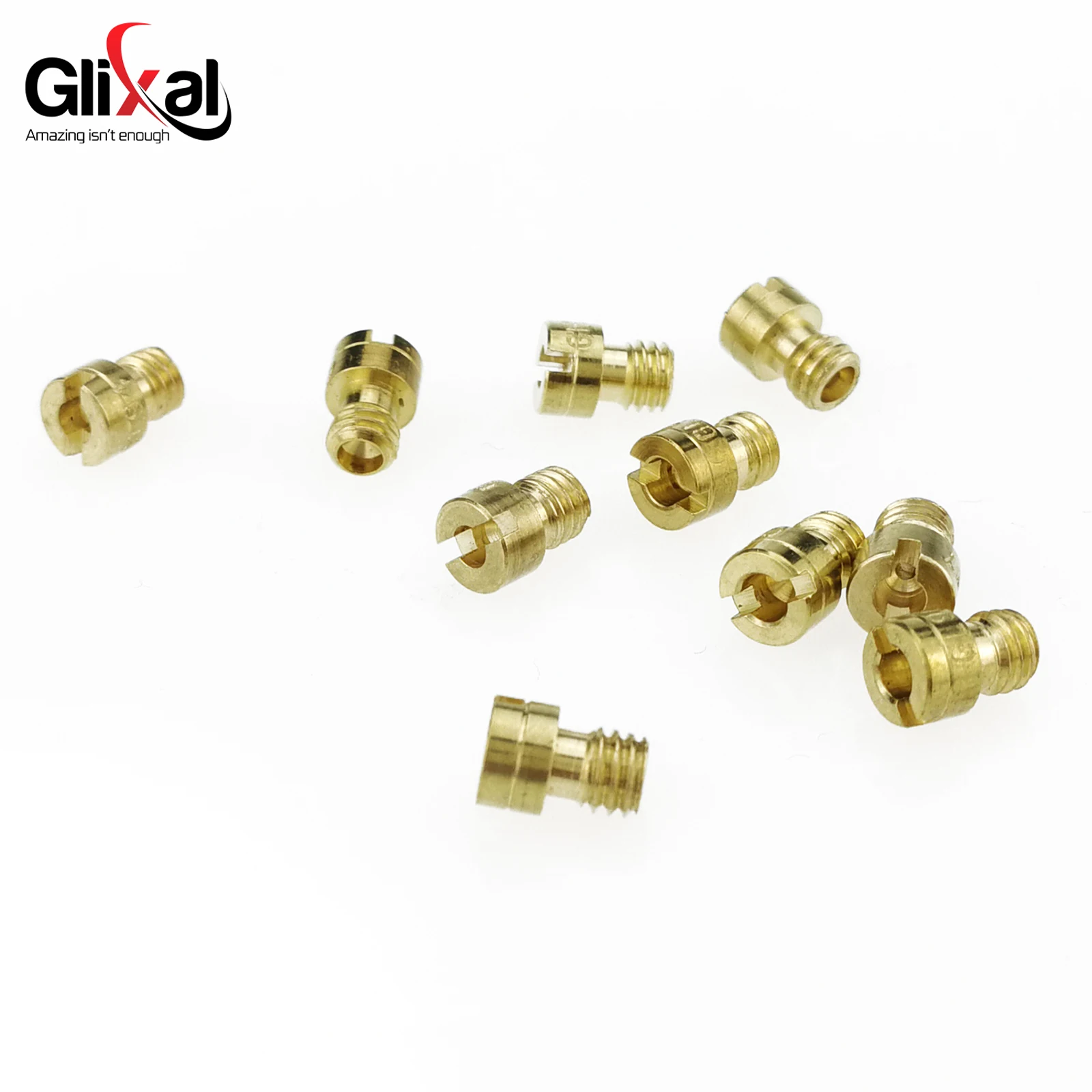 Glixal GY6 49cc 50cc 80cc 100cc CVK Carburetor Carb Main Jet 139QMB 139QMA #78#80#85#87#88#90#92#94#96#98 (10 pcs set)