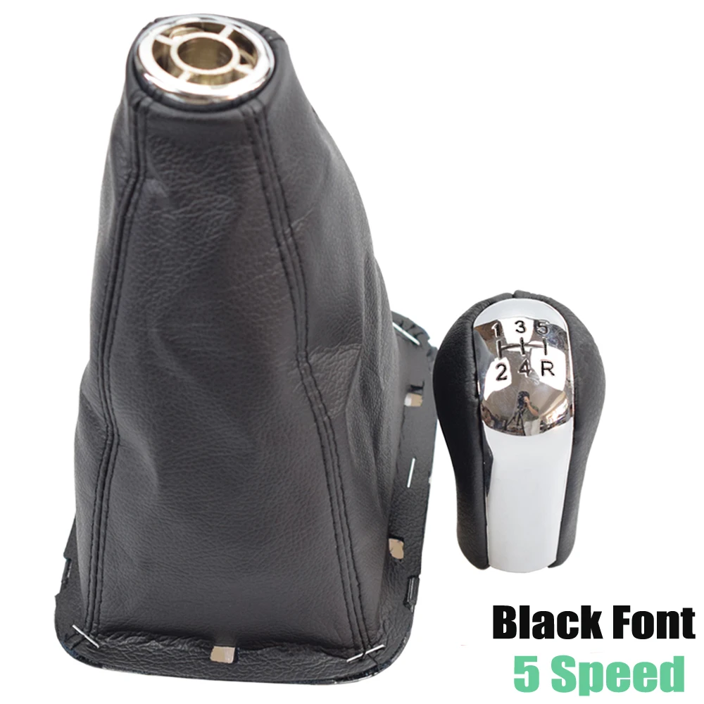 Fit For Toyota Avensis T25 MK2 II 2003-2009 Manual 5 6 Speed Gear Shift Lever Knob Stick Head Handball Gaiter Boot Cover Case