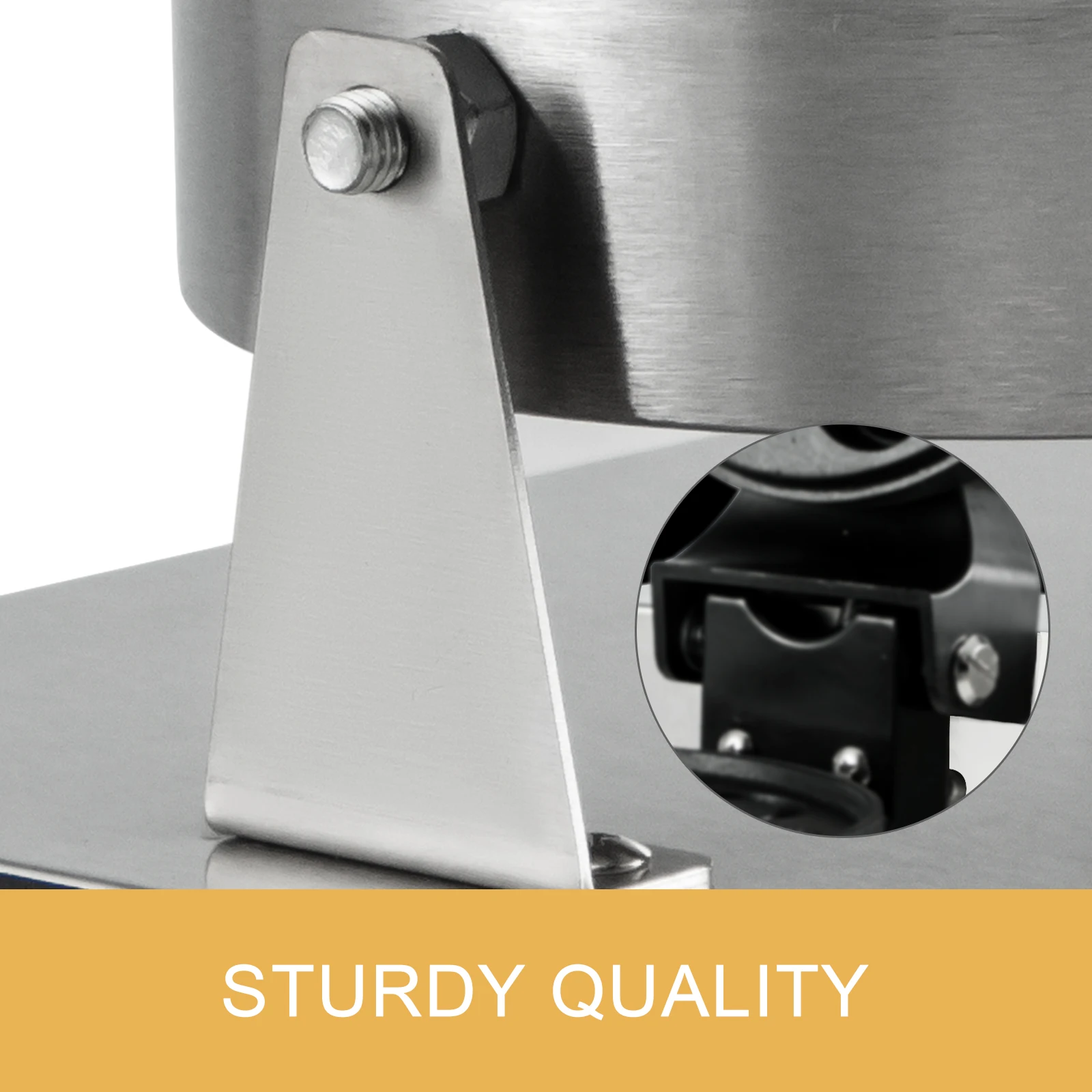 VEVOR Round Waffle Maker 1100W Commercial Electric Nonstick Oven 180° Rotating Home Double Side Plate Cake Muffin Baking Machine