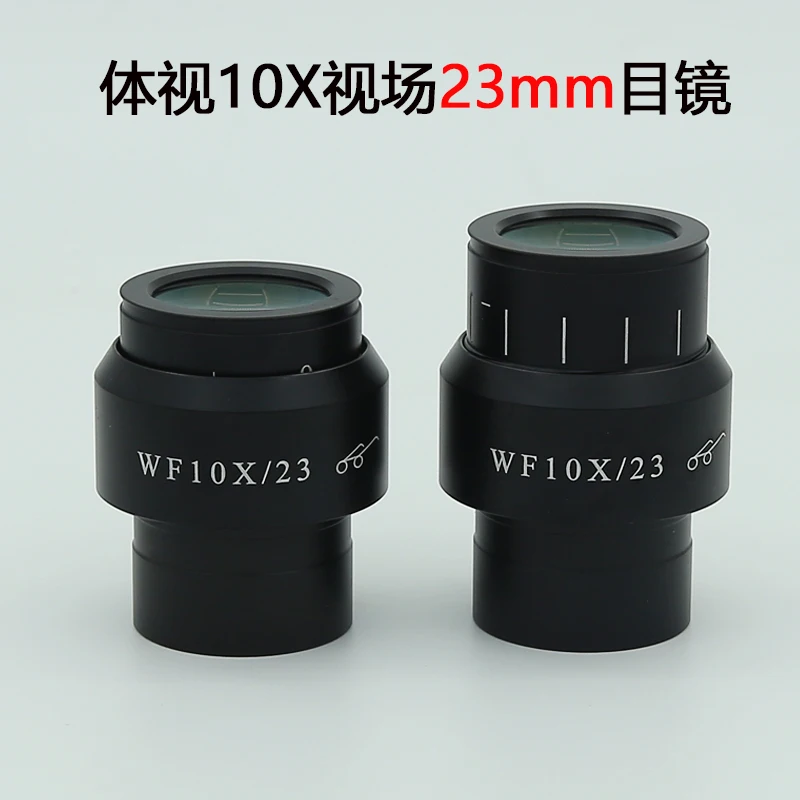 Imagem -02 - Microscópio Estéreo Grande Angular Dioptria Ocular Ajustável com Óculos 30 mm de Diâmetro Wf10x 22 mm 23 mm 24 mm 1pc