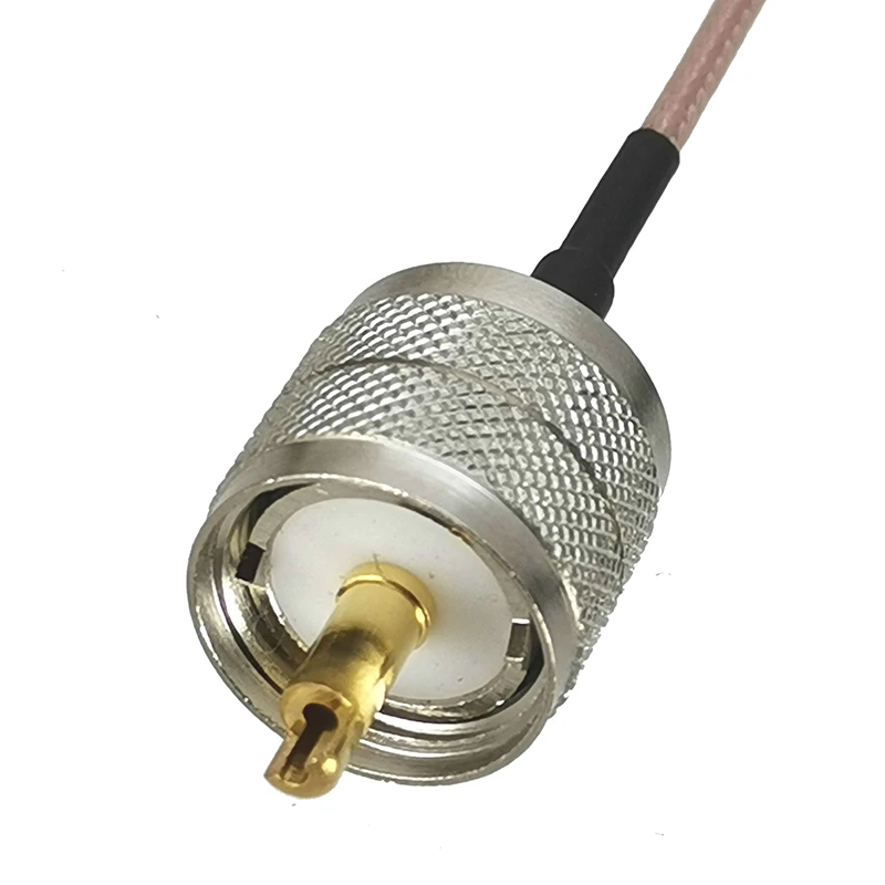 UHF ตัวผู้เป็น SMA ตัวผู้ pigtail RG316 RF pigtail PL259 UHF ปลั๊กตัวผู้ไปยัง PL259 UHF หัวต่อตัวผู้สำหรับ CB วิทยุสมัครเล่นเสาอากาศ