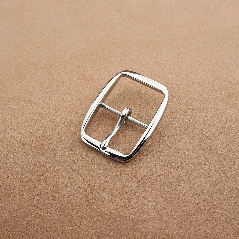 1pcs 304 Stainless Steel 35mm Belt Buckle End Heel bar Buckle Single Pin Heavy-duty For Leather Craft Strap Webbing Dog Collar