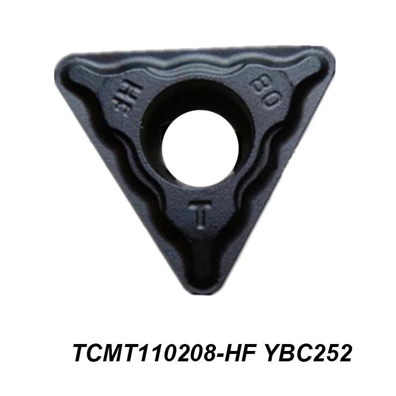 Original TCMT 110208-HF TCMT110208-HF YBC252 YBD102 Processing Cast Iron Triangular Boring Cutter CNC Tool Carbide Inserts