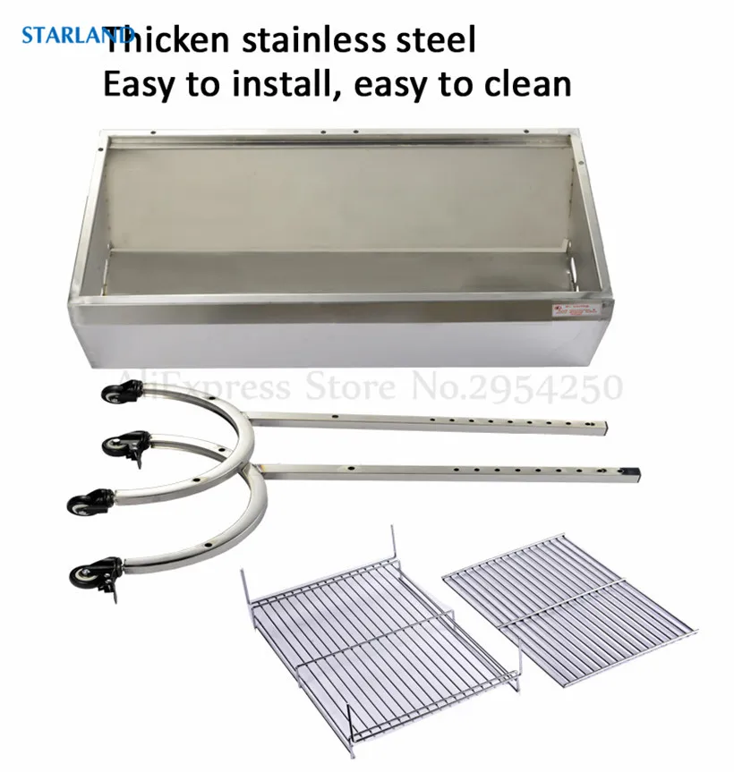 เตาย่างบาร์บีคิวกลางแจ้งแบบพับได้ตะแกรงย่างสำหรับตั้งแคมป์เตาถ่านทนทานทำจากสแตนเลสตะแกรงย่างบาร์บีคิวทนทาน