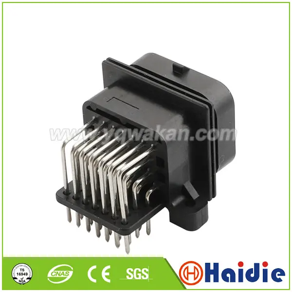 1set 26pin Male pcb 26way 90 degrees pin plug auto computer ECU connector 9-6437287-8