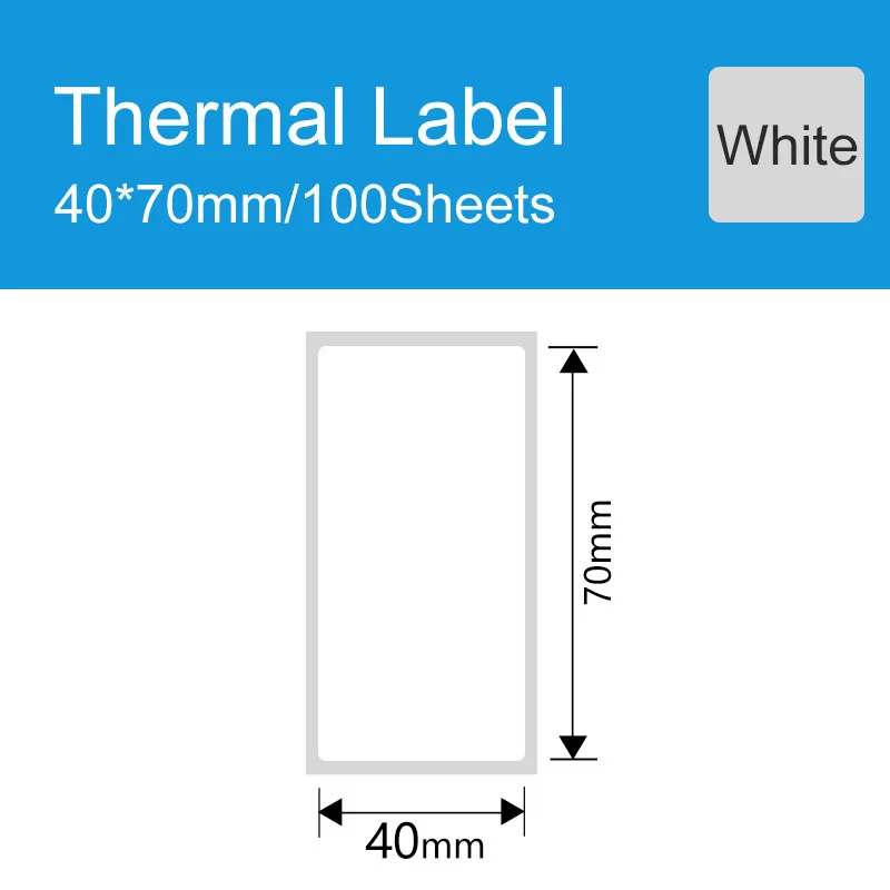 2 rollen Weiß Thermische Synthetische Label Papier Adhensive Bacord QR Code Preis Tag Wasserdicht Ölbeständiges Kratz Anti Alkohol
