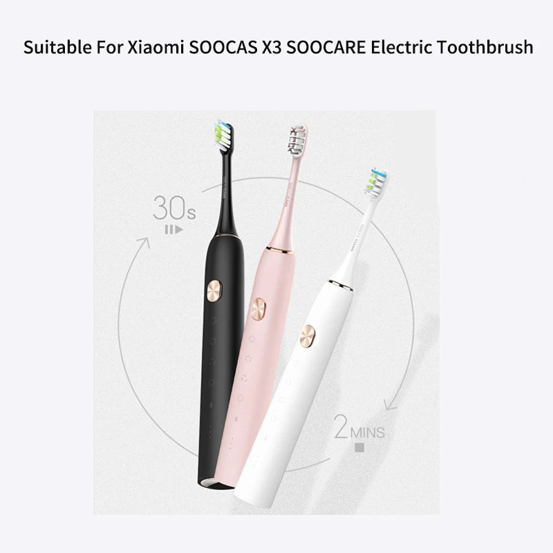 Replacement Toothbrush Heads Fit For Xiaomi SOOCAS X1 X3 X3U X5 SOOCARE Electric Sonic Toothbrush Soft Replaceable Brush Nozzles