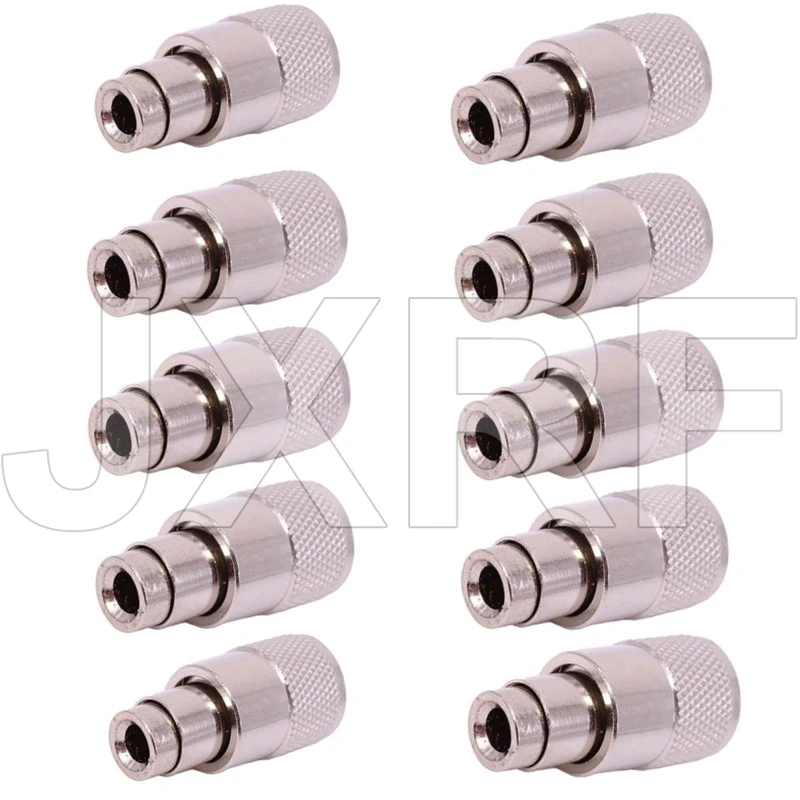 10PCS UHF PL259 Male Plug Screwed Coupling Connector RF UHF Coaxial Male PL259 Plug Crimp For RG8U LMR400 RG58 Dual purpose