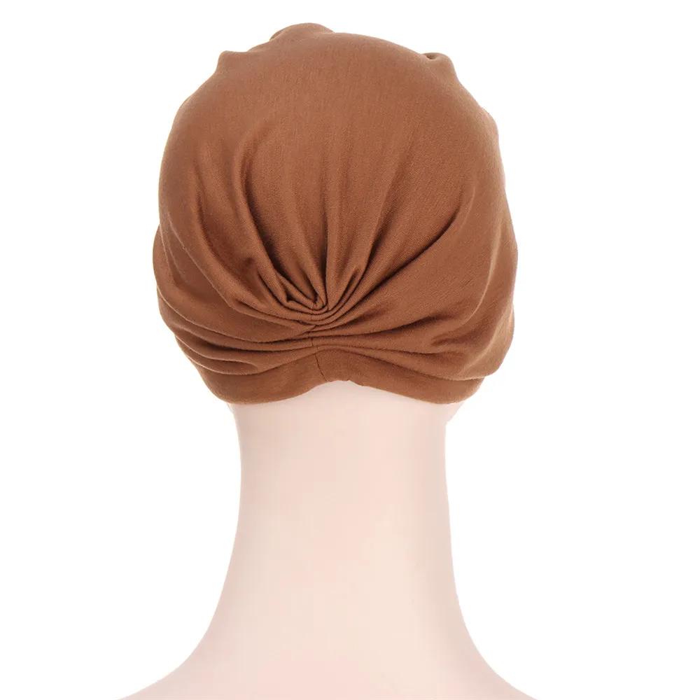 Chapéu muçulmano turbante para mulheres, Twist Hijab, Boné de quimioterapia para adultos, Knot Twist, Headbands turbante, nova moda, 2024