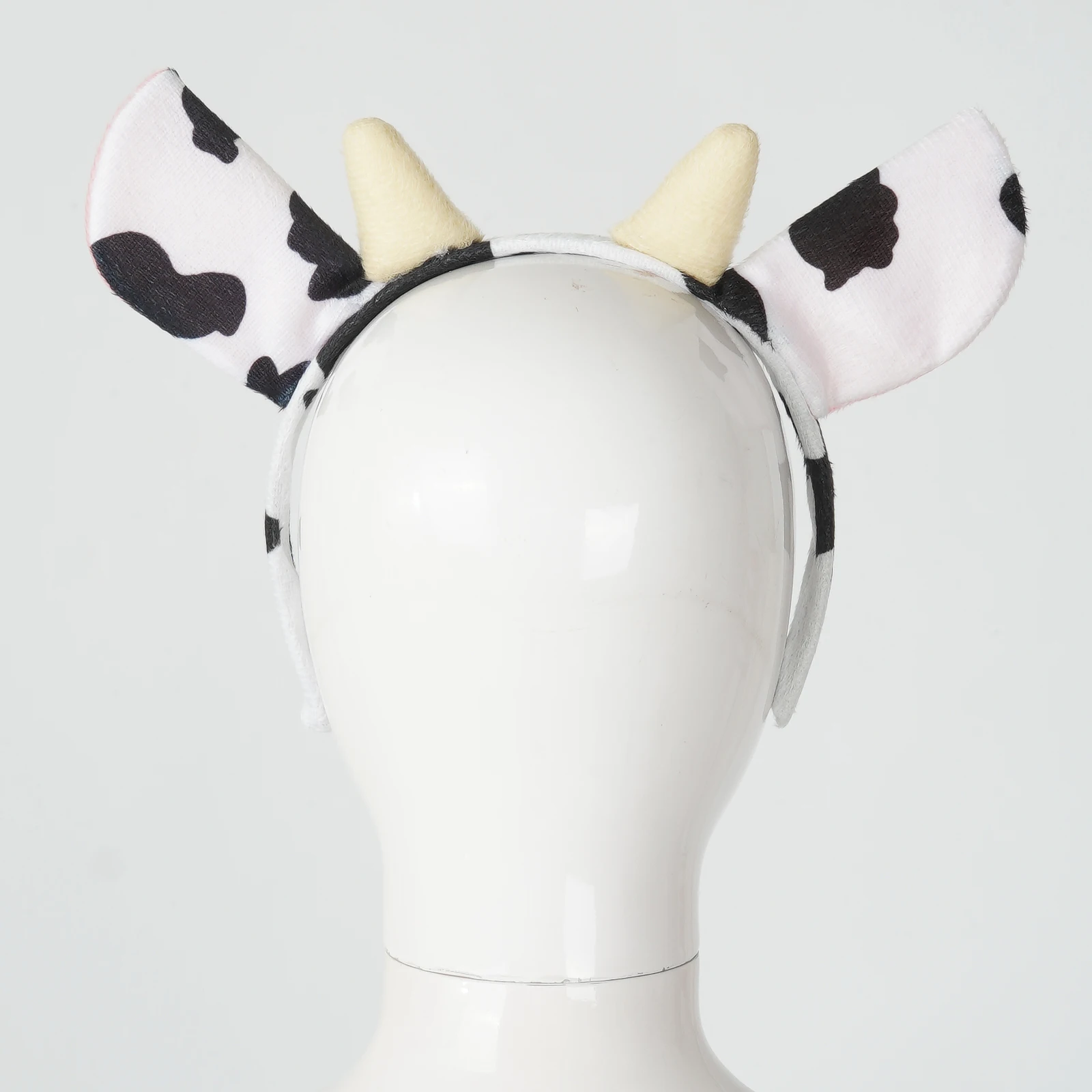 Kind Erwachsene Mädchen Kuh Milch Horn Ohr Stirnband Tier Hund Cosplay Kostüm Haarband Aufkleber Geburtstag Party Requisiten Geschenk Halloween Weihnachten