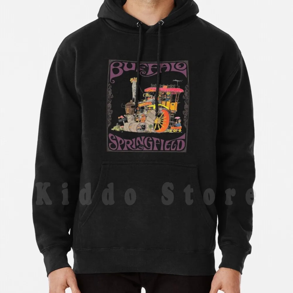 Sudadera con capucha de manga larga de Buffalo Springfield, Eric Burdon, The Animals, The Kinks