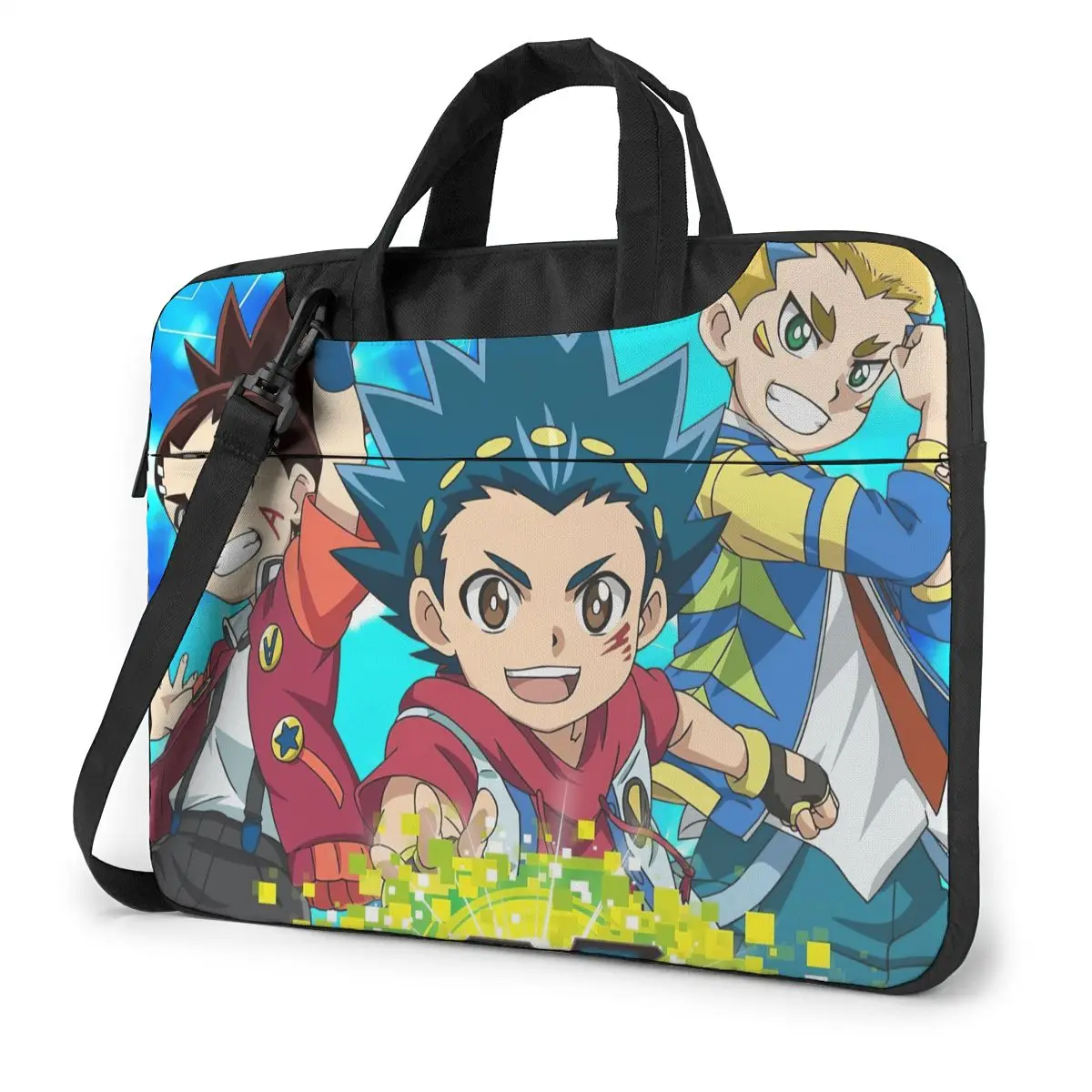 

Beyblade Burst Laptop Bag Case Protective Vintage Computer Bag Bicycle Crossbody Laptop Pouch
