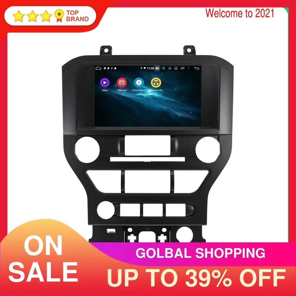 Android 12 Auto Stereo For Ford Mustang 2015 2016 2017 2018 2019 2020 2021 Carplay Multimedia Player Car GPS Navigation