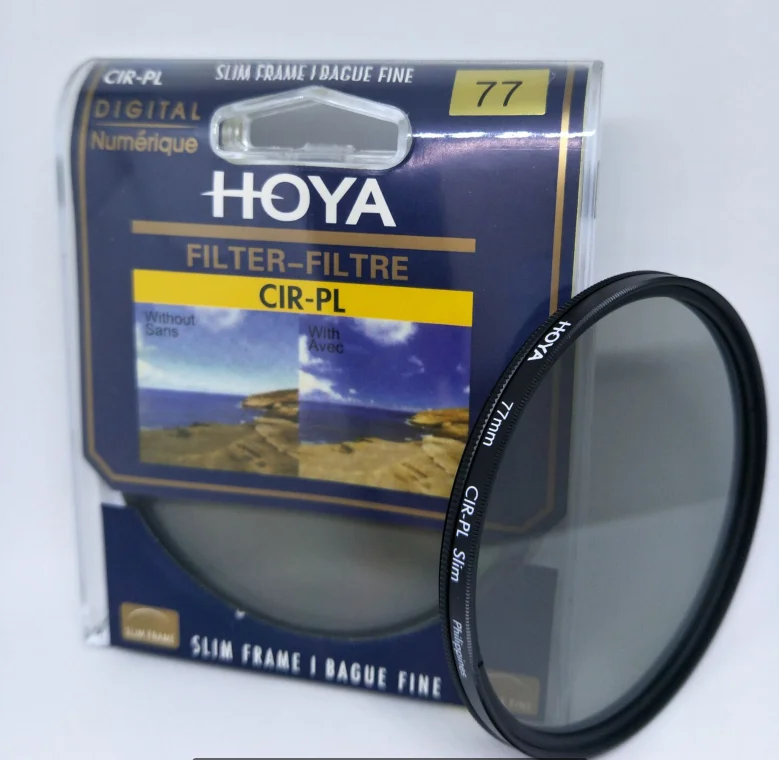 Chính Hãng HOYA 46Mm-82Mm Tròn Phân Cực CIR-PL SLIM CPL Lọc Slim Kính Phân Cực Bảo Vệ Ống Kính Dành Cho Máy Ảnh Nikon ống Kính Sony