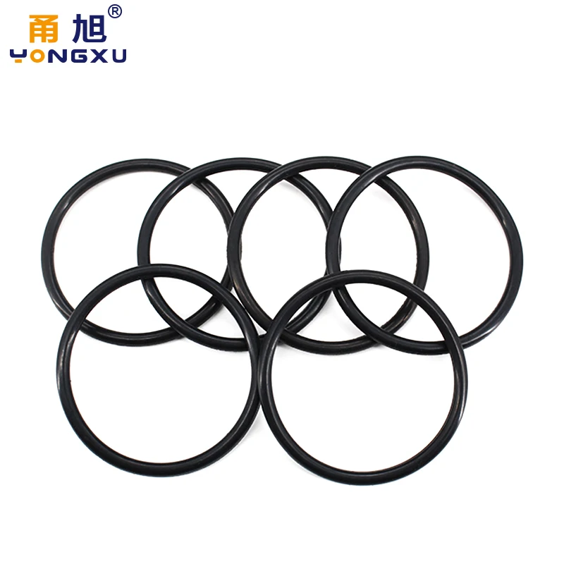 NBR O Ring Seal Gasket Thickness CS5mm OD18-250mm Wear Resistant Automobile Petrol Nitrile Rubber O-Ring Waterproof Black