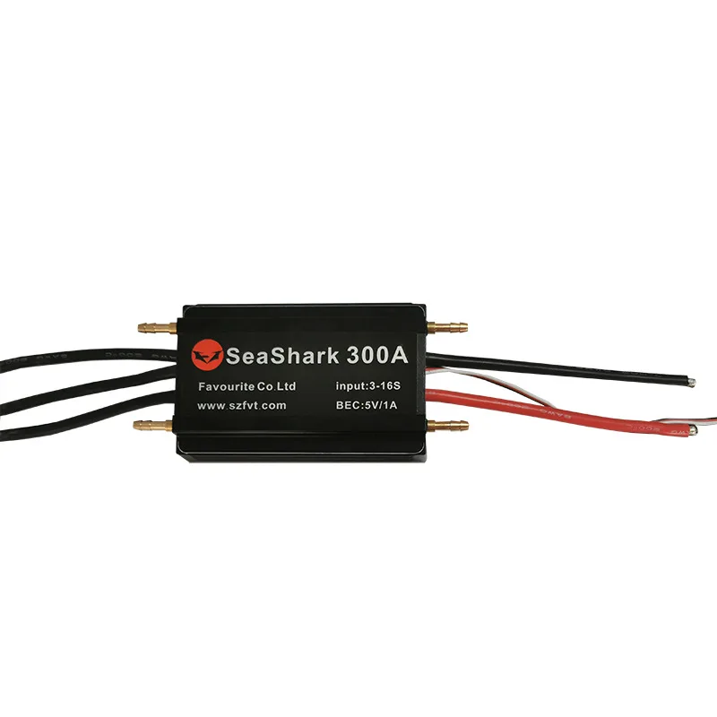 Full Waterproof Boat ESC for Sea Shark Brushless Boat ESC-FVT300A(5-16S)BEC5V/1A