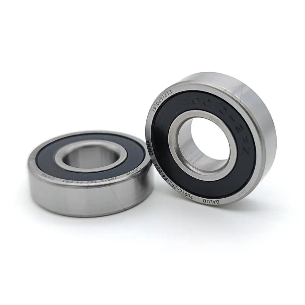 

1Pair DALUO Bearings 7001 7001C 2RZ P4 DB A 7001C 12X28X8 Angular Contact Bearings ABEC-7 Precision Bearings CNC