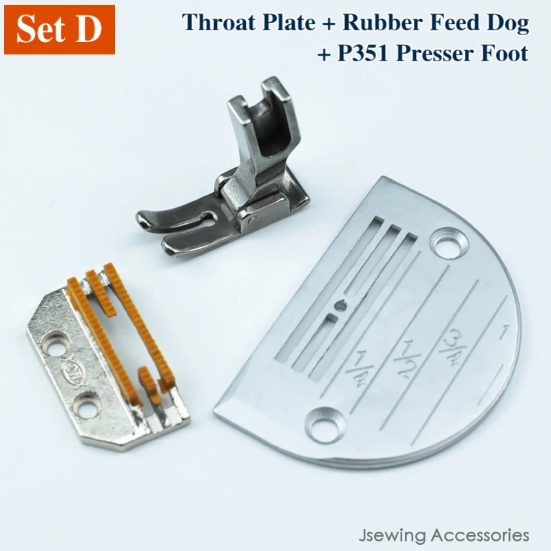 Throat Plate / Feed Dog Fit Single Needle Electronic Lockstitch Sewing Machine JUKI DDL-8700-7 9000 BROTHER S7200 JACK A3 A4