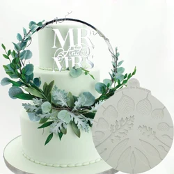 Wedding Foliage Mould Silicone Mold Fondant Cake Decorating Tool Mold Sugarcrafts Chocolate Baking Tools For Cakes Gumpaste Form