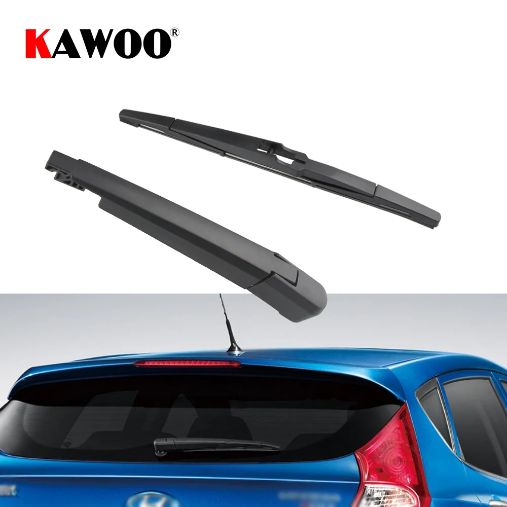 KAWOO Car Rear Wiper Blades Back Window Wipers Arm For Hyundai Solaris Hatchback (2012 Onwards) 280mm Auto Windscreen Blade