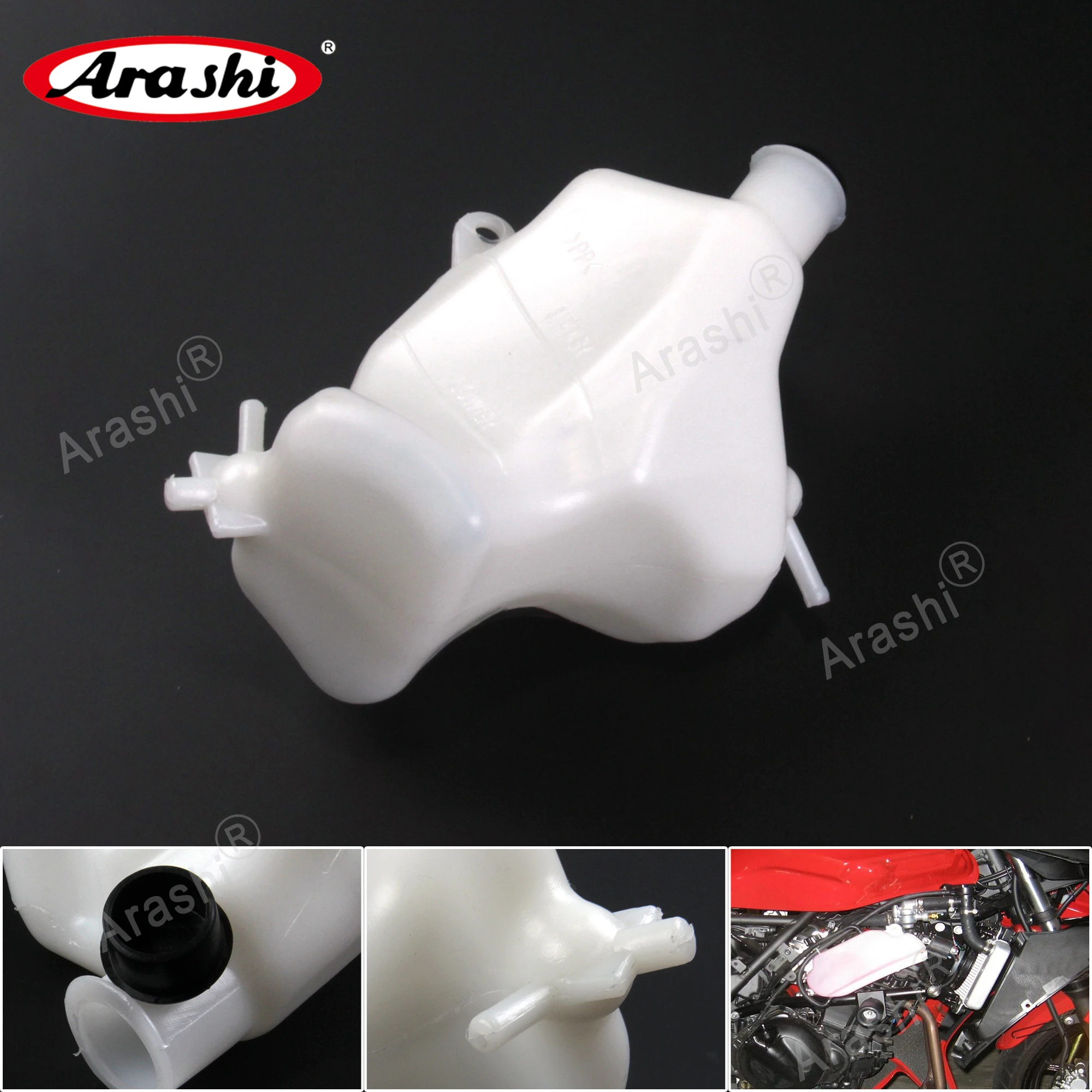 

ARASHI CBR600RR F5 2007 2008 Coolant Reservoir Tank Radiator Plastic Caps Water Storage Overflow Bottle For HONDA CBR 600 RR