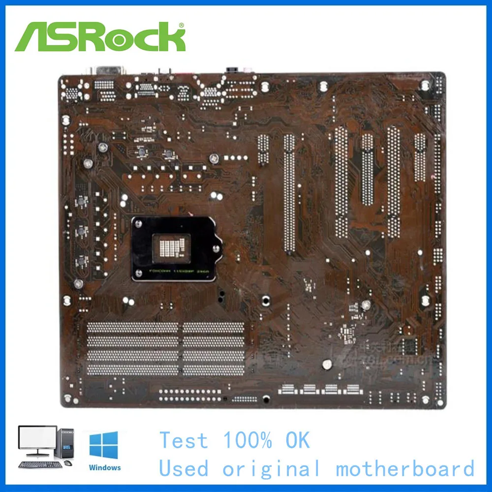 Imagem -02 - para Asrock Z77 Extremo Placa-mãe Lga 1155 para Intel Z77 Ddr3 Usado Usb3.0 Sata 3