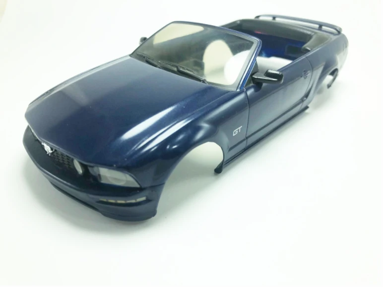 Mustang Convertible Car Body Shell 98mm Wheelbase for 1:28 RC Car Mini-Q Mini-Z Iw02 AWD MR02 MR03 iw04m Kyosho