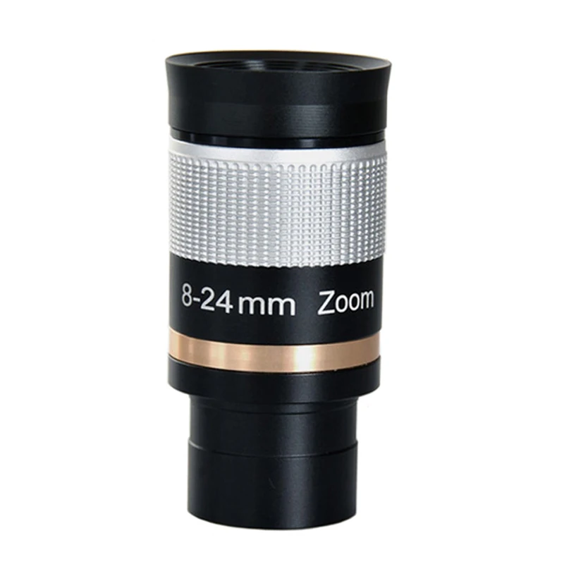 

Deluxe 1.25inch Zoom Eyepiece 8-24mm HD Full Metal Zooming Eyepiece with FMC Broadband Green Film for Astronomical Telescopes