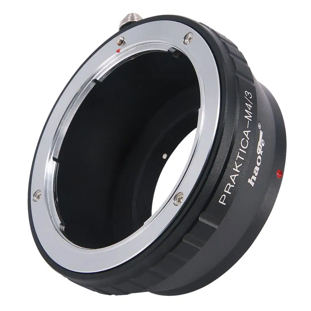 Haoge Manuelle Objektiv Mount Adapter für Praktica B PB Montieren Objektiv Olympus und Panasonic Micro Four Thirds MFT M4/3 M43 Kamera