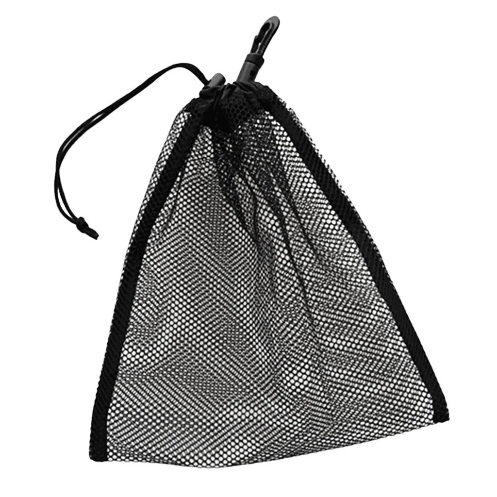 Bolsa de malla de nailon ligero para Golf y tenis, bolsa con cordón de almacenamiento, 30 bolas, elige colores