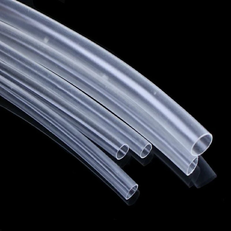 1mm 1.5mm 2mm 2.5mm 3mm 3.5mm 4mm 5mm 6mm 8mm Transparent Clear Heat Shrink Tube Shrinkable Tubing Sleeving Wrap Wire kits