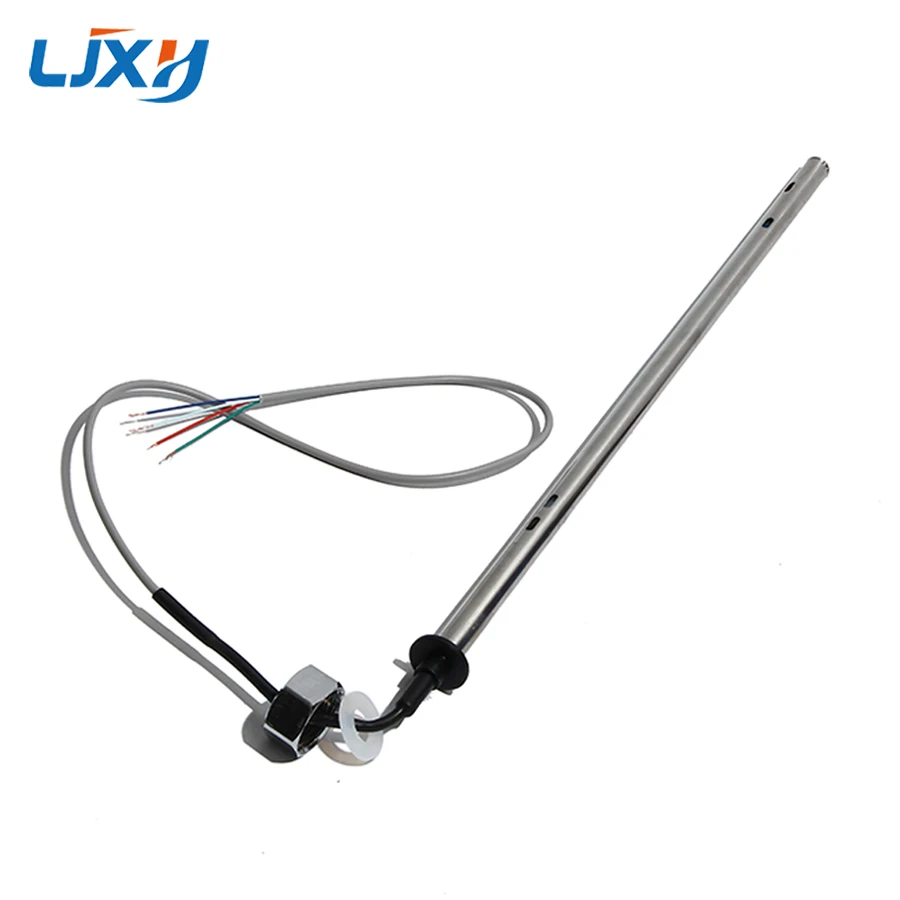 LJXH 4 Wires 3/4 Inch SUS Probe Solar Water Heater Accessories Water Temperature Water Level Bottom-mounted Sensor