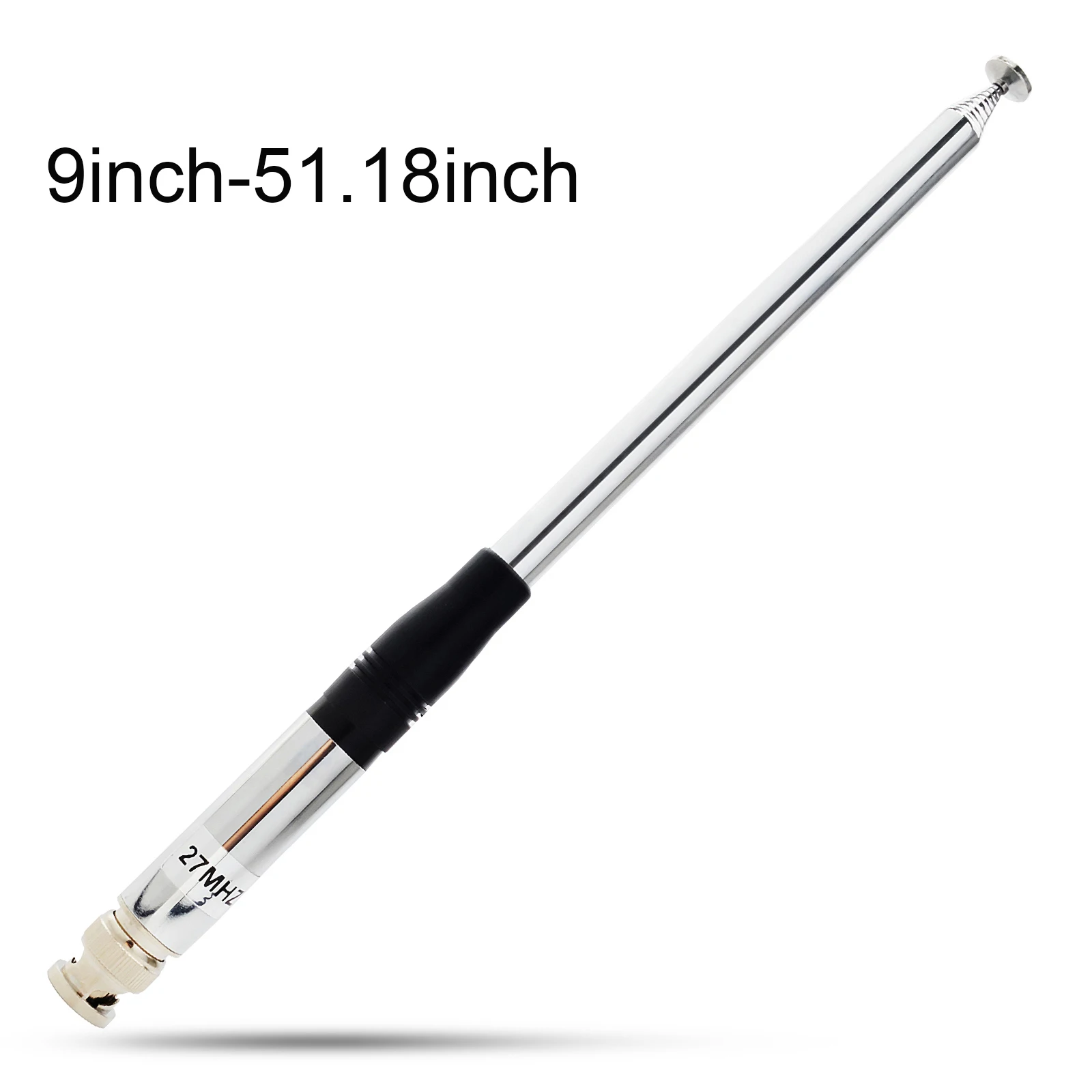 CB Antenna 11Meter 27Mhz BNC 130cm/51.18inch Telescopic CB Radio Antenna for  CB Radio Cobra HH50WXST HH50 Midland Alan42 75-822