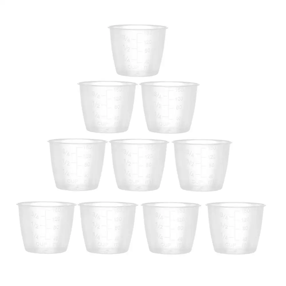 2/5/10Pcs 160ml Rice Measuring Cup Clear PP Plastic Electric Cooker Rice Cooker Replacement Cups Rice Cup Kitchen Supplies