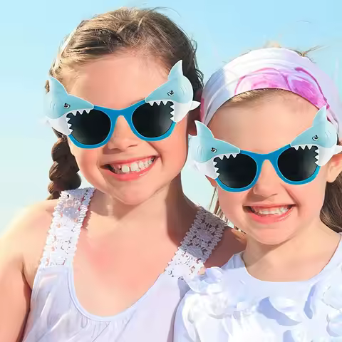 Birthday Party Sunglasses Funny Shark Glasses Birthday Happy Glasses Tropical Fancy Dress Fun Birthday Party Props