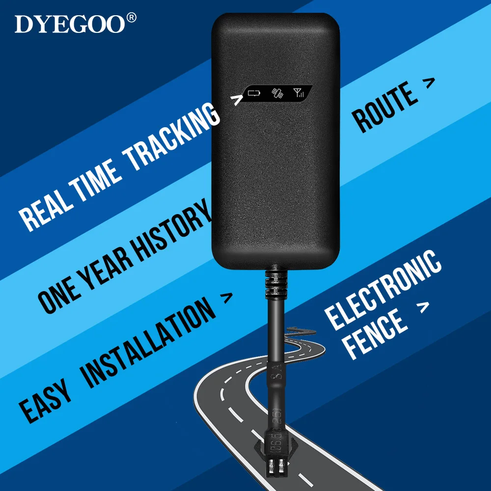 DYEGOO GT02M Vehicle Car E-Bike Motocycle  GPS Tracker  Real Time Tracking High Speed Platform Android Apple APP