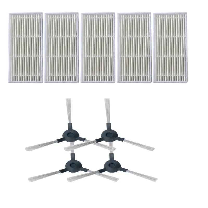 9 Cái/lốc Bên Bàn Chải + Bộ Lõi Lọc Cho Midea VCR06 VCR07 MR06 MR02 Hút Phần Phụ Kiện Thay Thế Thiết Bị Gia Dụng