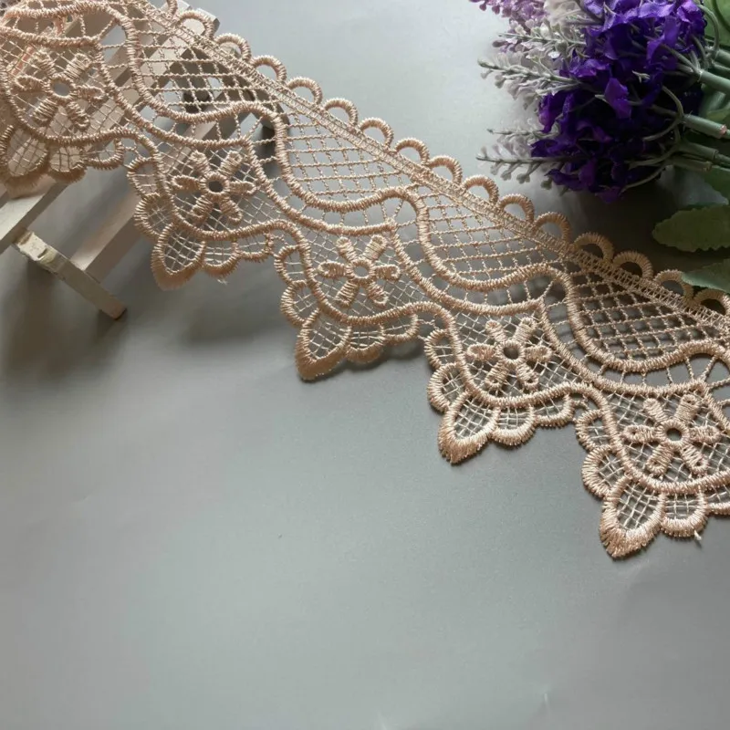 3 yards 9 cm Lace Ribbon Trims for Sofa Cushion Trimmings Home Textiles Applique Polyester Sewing DIY