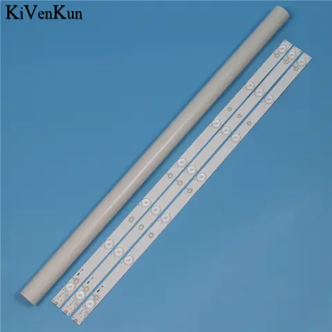 7LEDS 3V 614mm LED 백라이트 스트립 LB32067 V0_00 바 키트 TV LED 라인 LB32067 V0_01 밴드 GJ-2K15 D2P5-315 HD 렌즈