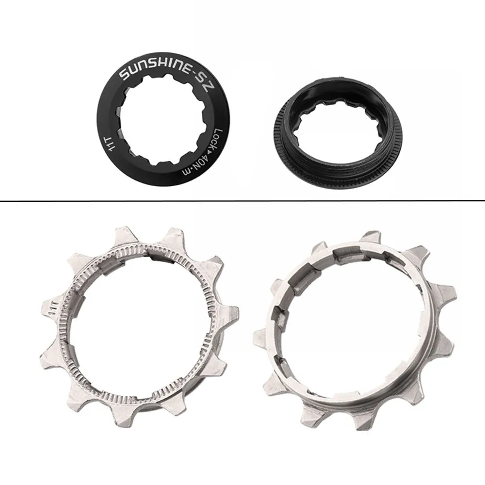 8/9/10/11 Speed 11/12/13T Steel Tooth Freewheel Road Mountain Bike Cassette Cog Bicycle Cassette Sprocket Bike Accessories