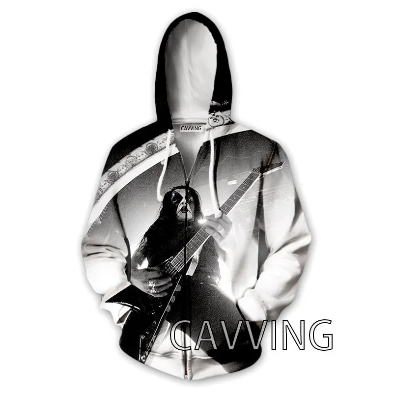 CAVVING 3D พิมพ์ ABBATH Rock Zipper Hoodies เสื้อกันหนาว Harajuku เสื้อฮู้ดดี้กันหนาวสำหรับชาย/หญิง