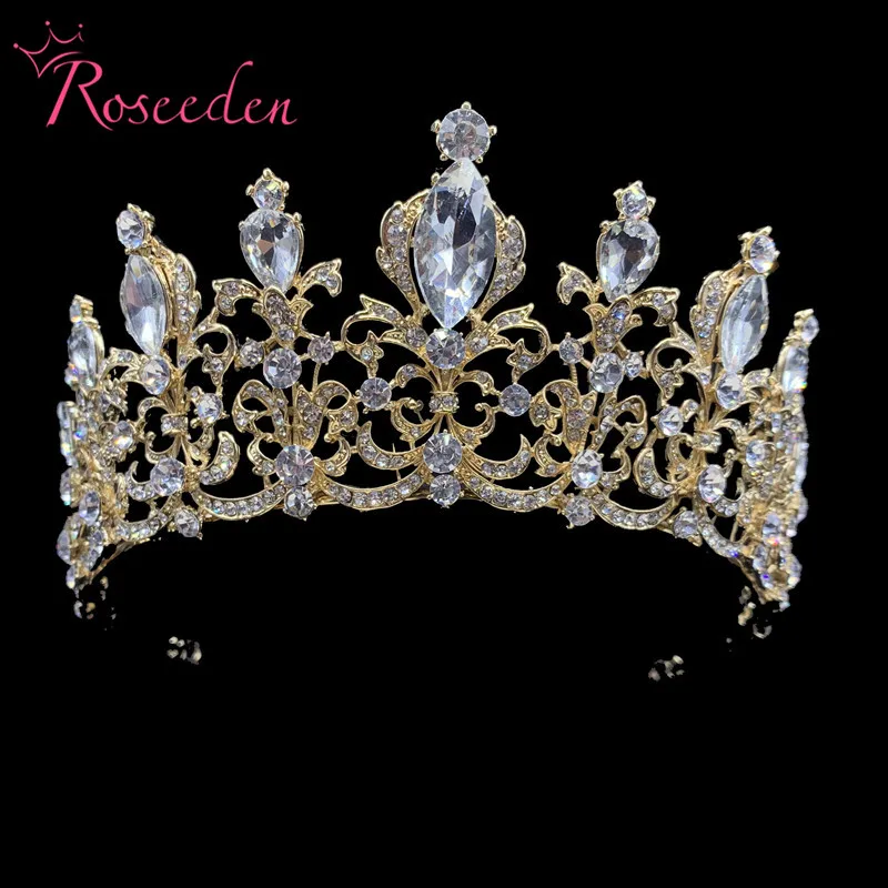 

Crystal Wedding Bridal Tiara Crowns for Women Princess Hair Ornament Fashion Bride Hair Jewelry Accessories RE3549