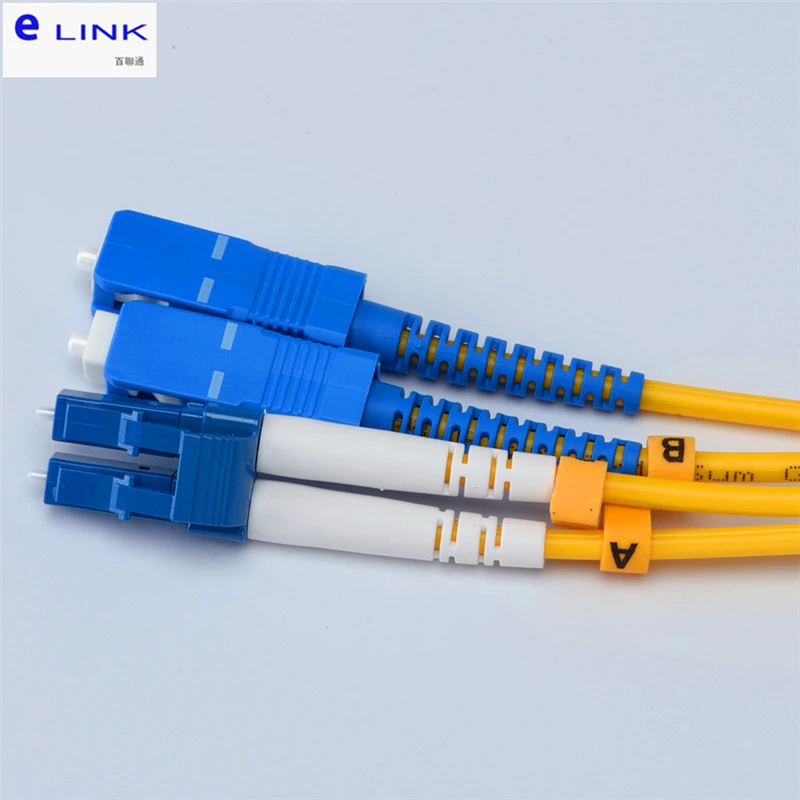 LC SC Fiber Optic Patch Cord, Duplex Cable, SM, 1m, 2m, 3M, 5m, 7m, 10m, 2.0mm, 3.0mm, DX, Free Shipping, 10Pcs