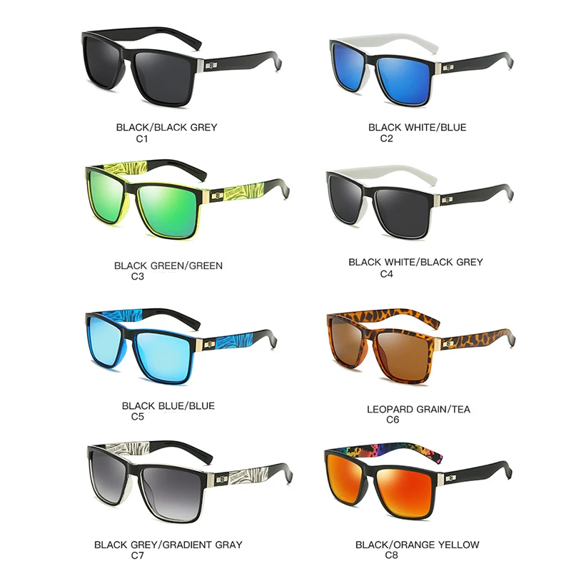 RUOBO Brand Classic Design Men Polarized Mirror Sunglasse Driving Fishing Sport Eyeglass For Male TR90 Goggle UV400 Gafas De Sol