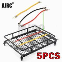 Elastic Luggage Net Car Roof Rack Storage Net With Hooks Rubber Band For Axial Scx10 Net D90 RGT WPL D12 1:10 1/12 Rc Car