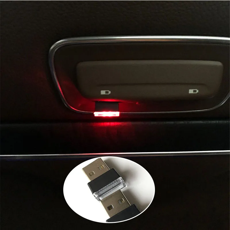 1 Pcs Car USB LED Atmosphere Decorative Lights For Jetta Phaeton Phideon Variant Touran Beetle T-Cross T-Roc Atlas Amarok Tarok