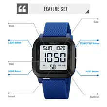 Outdoor Sport Watch Men Waterproof Alarm Chrono Digital LED #6